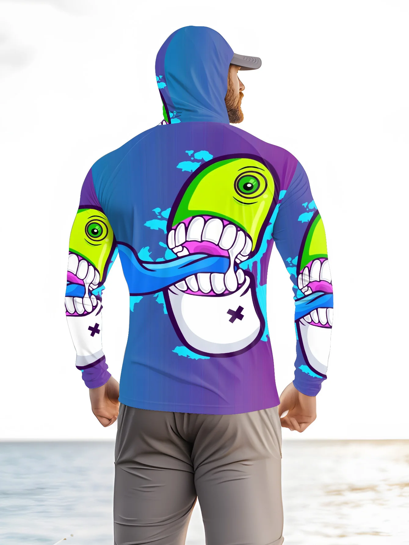 Camisola com capuz para pesca, - Fishing Hoodie avaliação e preço