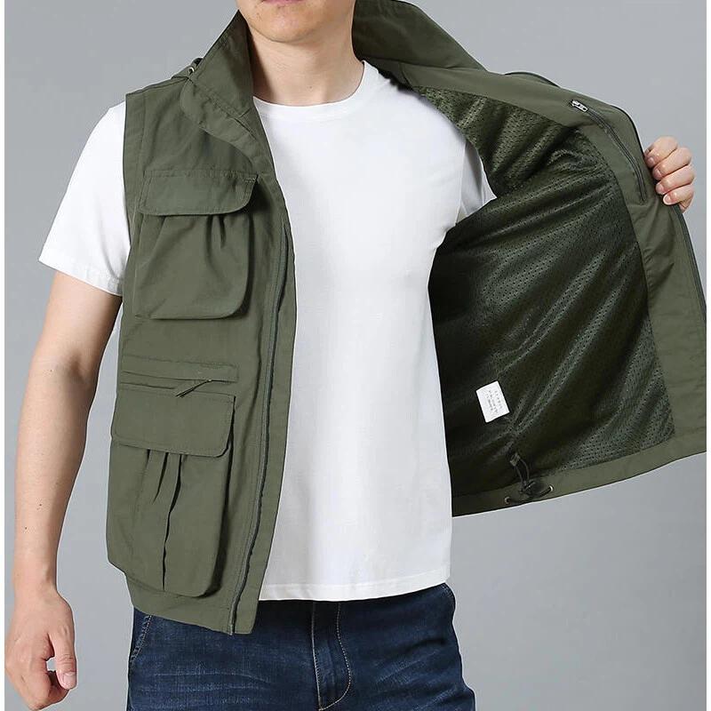 Colete Casual Masculino com Mú - Fishing Hat avaliação e preço