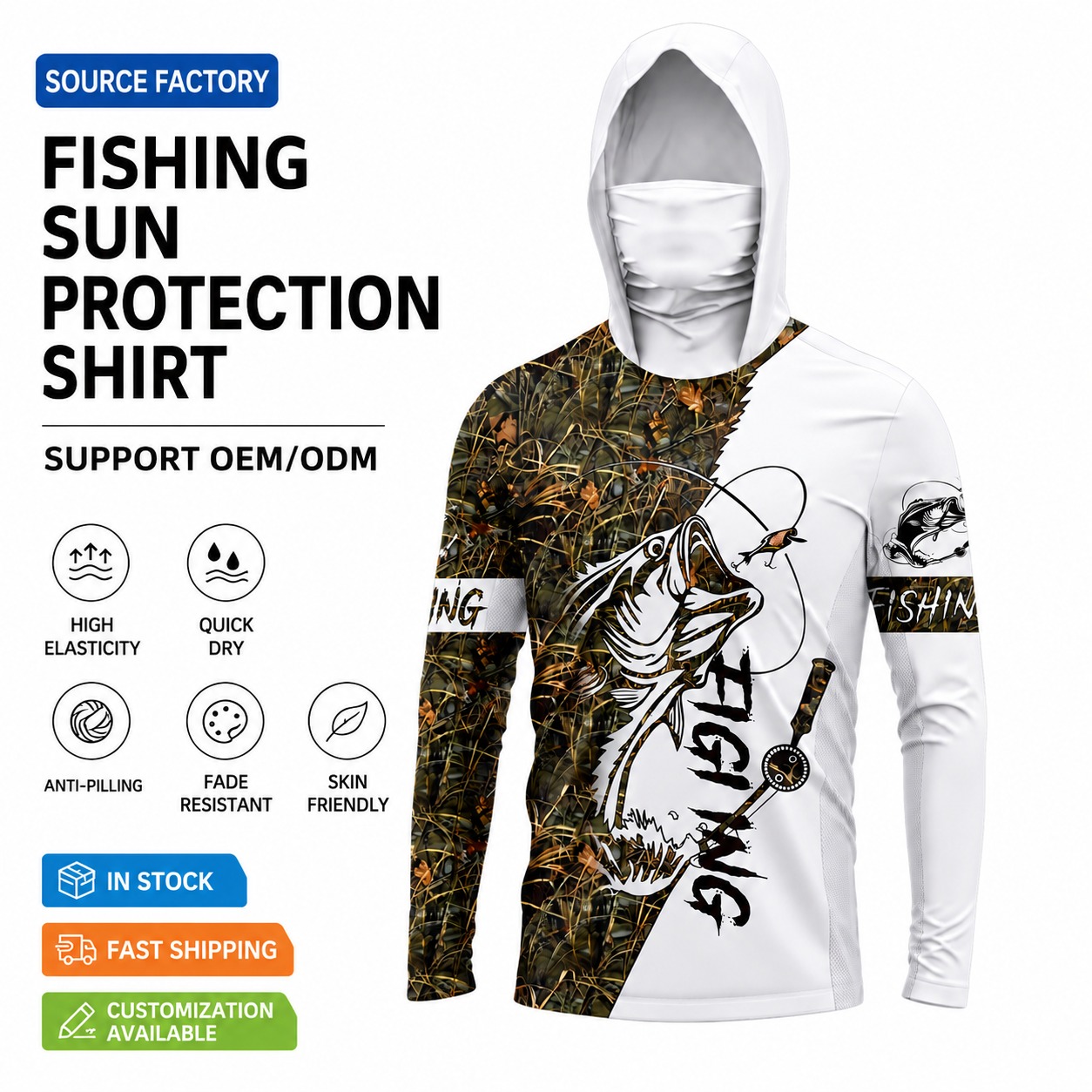 Camisa de pesca masculina MALF - Fishing Shirt Uv Protection avaliação e preço