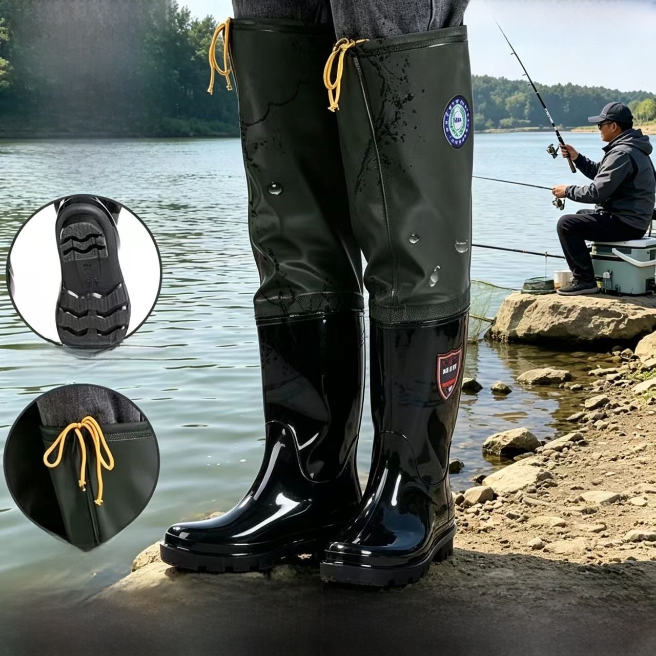 Botas de Chuva Reforçadas Acim - Fishing Pants Waterproof avaliação e preço