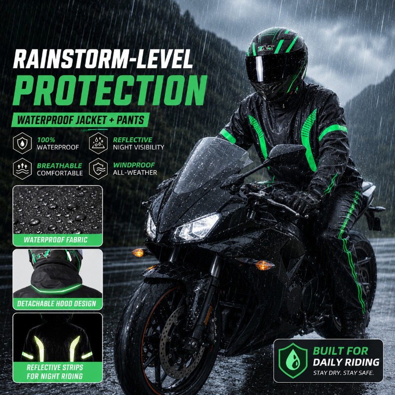 Conjunto de Jaqueta e Calças I - Fishing Rain Suit avaliação e preço