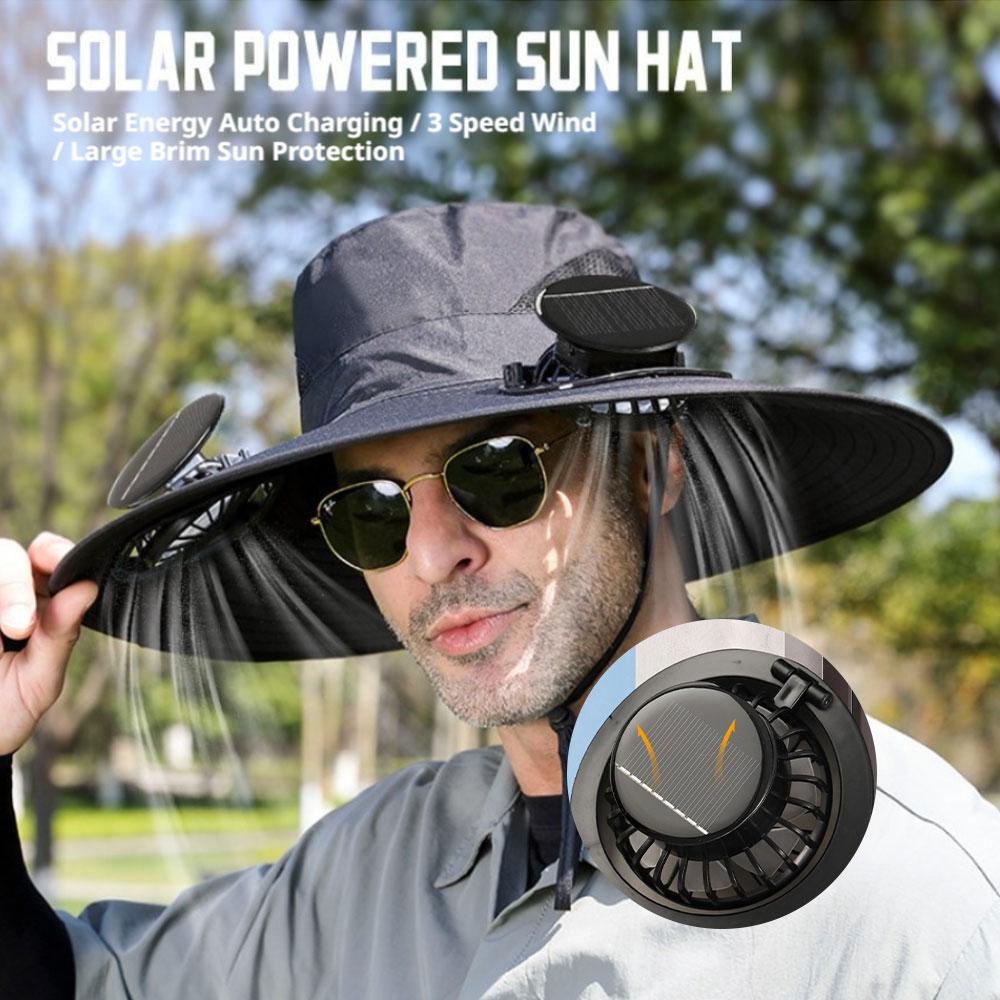 Chapéu Solar com Ventilador de - Fishing Hat avaliação e preço